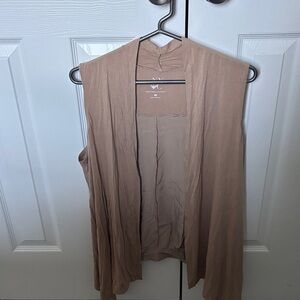 New York & Company Tan Sleeveless Top